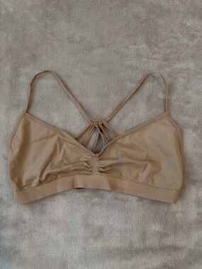 Nude Soft Stretch Bralette with Strappy Back